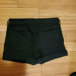 AE MIDI Rise Super Stretch Shorts in Black Size 10